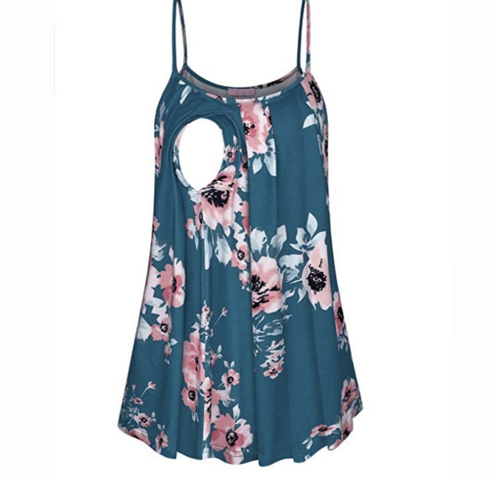 XL NWOT turquoise nursing tank - Picture 1 of 4